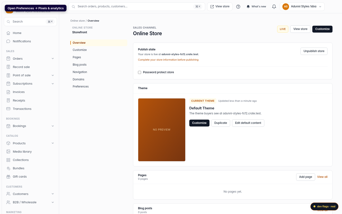 Add Google Analytics to your store: step 2 (web)